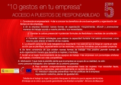 Campaña “10 gestos en tu empresa”