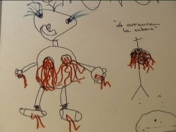 Hijos de la violencia de género - Dibujando los miedos
