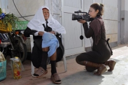La periodista tunecina Khedir Mabrouka. / gorka lejarcegi